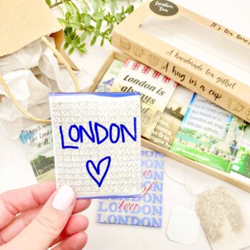 London Gift: Handcrafted Tea Gift Set for London Lovers