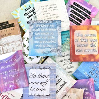 Shakespeare Gifts: Handcrafted William Shakespeare Tea Gift Set for Shakespeare Fans