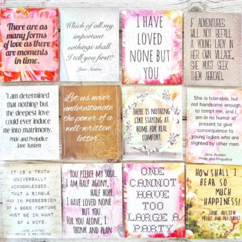 Jane Austen Tea - 50 Loose Unboxed Tea Envelopes