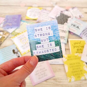 The Joys of Motherhood Tea Gift: Funny Handcrafted Tea Present for Mums
