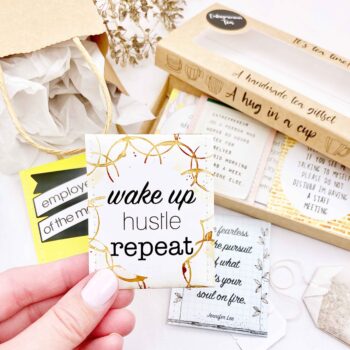 Entrepreneur Gifts: Handcrafted Tea Gift Set for Entrepreneurs and the Self-Employed