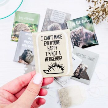Hedgehog Gifts: Handcrafted Tea Gift Set for Hedgehog Lovers