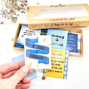 Men of Faith Tea Gift Set: Handcrafted Christian Gift for a Faithful Man