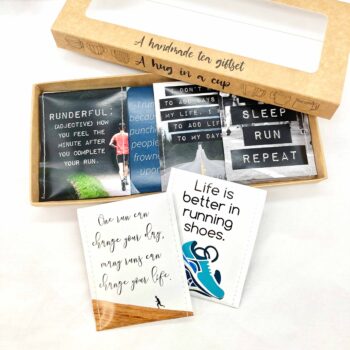 Running Gifts: Handcrafted Tea Gift Set for Runners - From Marathon Runners to Couch to 5K