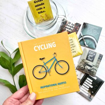 Cycling Gift Set: Handcrafted Tea Gift Set and Little Book of Cycling - Gift for Cyclists and Bike Lovers
