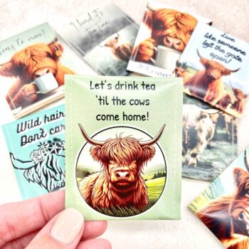 Highland Cow Tea - 50 Loose Unboxed Tea Envelopes
