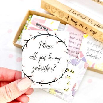 Godmother Proposal Tea Gift: A Handcrafted Tea Gift Set to Ask "Will You Be My Godmother?"